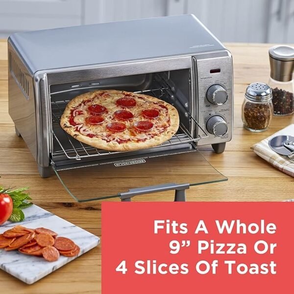 BLACK DECKER 4-Slice Bake Air Fry Toaster Oven - Image 3