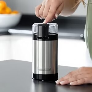 Coffee Grinder One-Touch Push Button Control