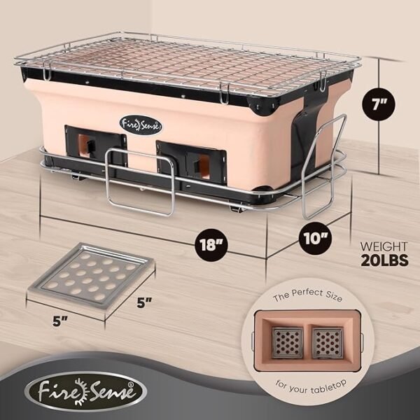 fire sense large yakitori charcoal grill - Image 2